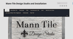 Desktop Screenshot of manntile.com